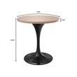 LeisureMod Verve Dining Table with a 27