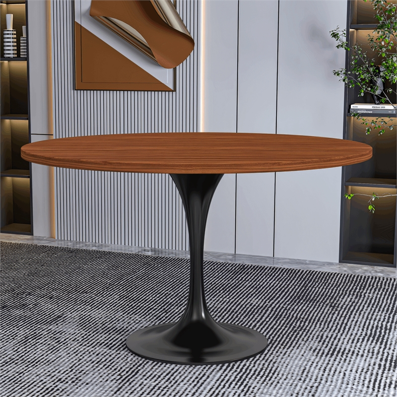 LeisureMod Verve Dining Table with a 48