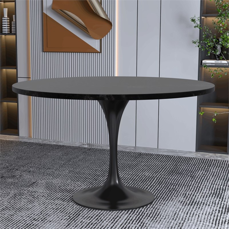 LeisureMod Verve Dining Table with a 48