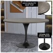 LeisureMod Verve Dining Table with a 48