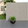 LeisureMod Iris Fiberstone and MGO Clay ROund Planter Black 7