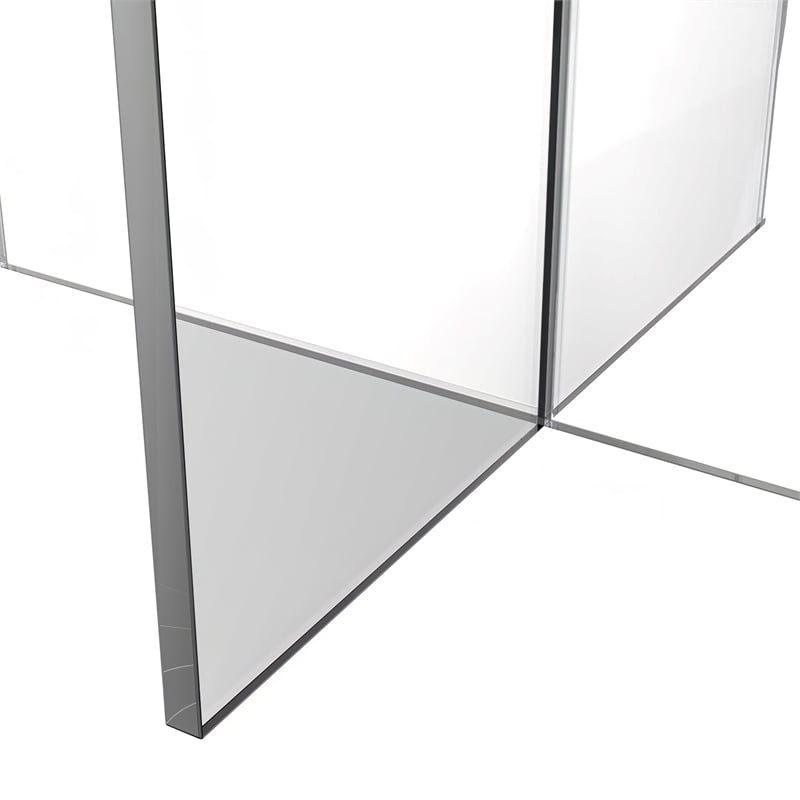 LeisureMod Valore Coffee Table with Round Tabletop and Cross Legs in Black 20