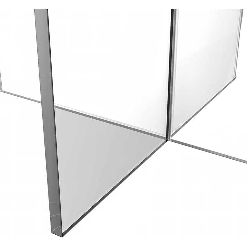 LeisureMod Valore Coffee Table with Round Tabletop and Cross Legs in Black 28