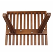 LeisureMod Mid-Century Inwood Platform Bench in Light Walnut - 4 Feet