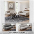 Zuno Three-Seater Upholstered Velvet Sofa with Gold Iron Legs in White