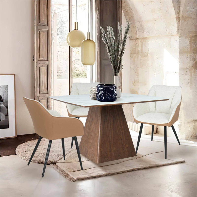 Amazon.com: SUZEPER Modern Coffee Table,Rock Slab top with