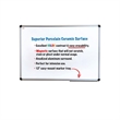 Viztex Porcelain Magnetic Dry Erase Board with Aluminium Frame Size 24 x 18