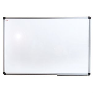 floortex viztex porcelain magnetic dry erase board with aluminium frame