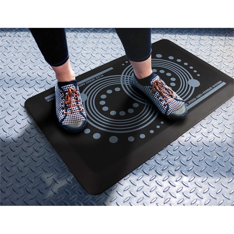 AFS-TEX System 2000 Anti-Fatigue Mat Slate Gray Standard size 16 x 24
