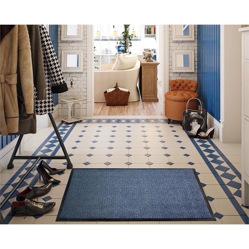 Doortex Advantagemat Indoor Entrance Mat Blue Rectangular Size 24 x 36
