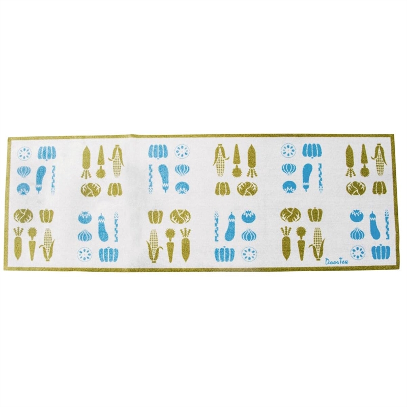 Doortex Long Kitchen Runner Mat Vegetable Design Size 20 x 55