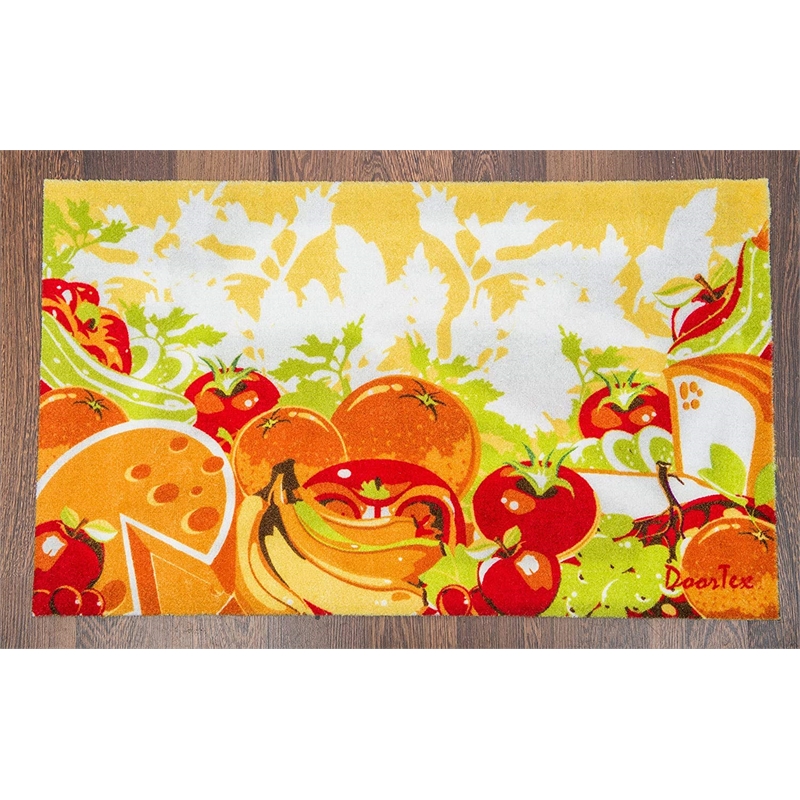 Doortex Short Kitchen Runner Mat Salad Design Size 20 x 30