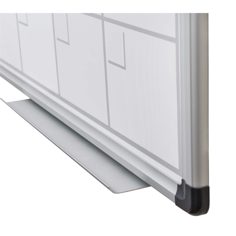 Viztex Magnetic Monthly Planner Dry Erase Board with Aluminium Frame 36 x 24