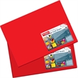 CraftTex Bubbalux Craft Board Heart Red 2 Sheets Large Size 20 x 30