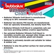 CraftTex Bubbalux Craft Board Heart Red 2 Sheets Large Size 20 x 30