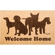 Doortex Indoor Entrance Mat Welcome Mat with Dog Design Size 24