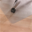 Floortex PVC Rect Chair Mat for Hard Floor Clear Size 45 x 53 inch