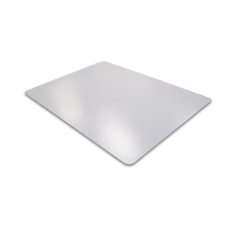 Floortex Anti-Microbial Rect Chair Mat for Hard Floor Clear Size 48 x 60 inch