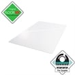 Floortex Polycarbonate Rect Chair Mat for Carpets Clear Size 48 x 79 inch