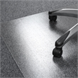 Floortex Polycarbonate Rect XXL Chair Mat for Carpets Clear Size 60 x 118 inch