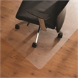 Floortex Polycarbonate Rect XXL Chair Mat for Hard Floor Clear Size 60 x 79 inch