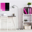 Viztex Glacier Magnetic Glass Dry Erase Board  Soft Violet Jet Black 14x14 inch