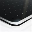 Viztex Glacier Magnetic Glass Dry Erase Board Polar White Jet Black 17x23 inch