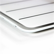 Viztex Glacier Magnetic Glass Dry Erase Board Polar White Jet Black 17x23 inch