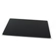 Viztex Glacier Magnetic Glass Dry Erase Board Jet Black 17x23 inch