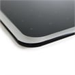 Viztex Glacier Magnetic Glass Dry Erase Board Jet Black 17x23 inch