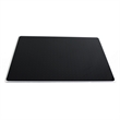 Viztex Glacier Magnetic Glass Dry Erase Board Jet Black 17x23 inch