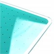 Viztex Glacier Magnetic Glass Dry Erase Board Light Teal 24x 36 inch