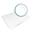Viztex Glacier Magnetic Glass Dry Erase Board Polar White 24x36 inch