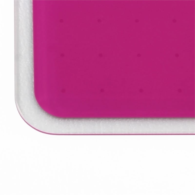 Viztex Glacier Magnetic Glass Dry Erase Board Soft Violet 30x40 inch