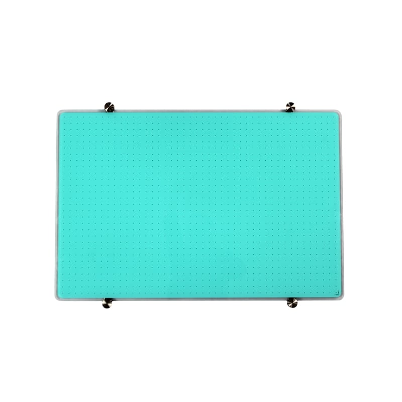 Viztex Glacier Magnetic Glass Dry Erase Board Light Teal 30x40 inch