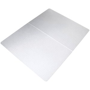Ecotex White Polypropylene Foldable Chair Mat for Carpets 46x57