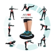 AFS-TEX Active Exercise Wobble Cushion Balance Disc & Pump