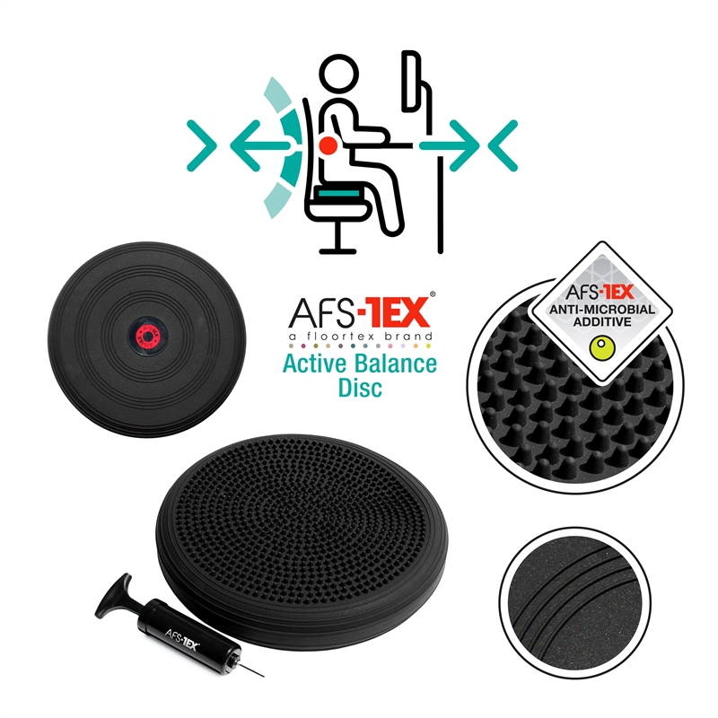 AFS-TEX Active Exercise Wobble Cushion Balance Disc & Pump