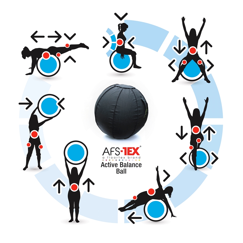 AFS-TEX Active Large Exercise Yoga Balance Ball