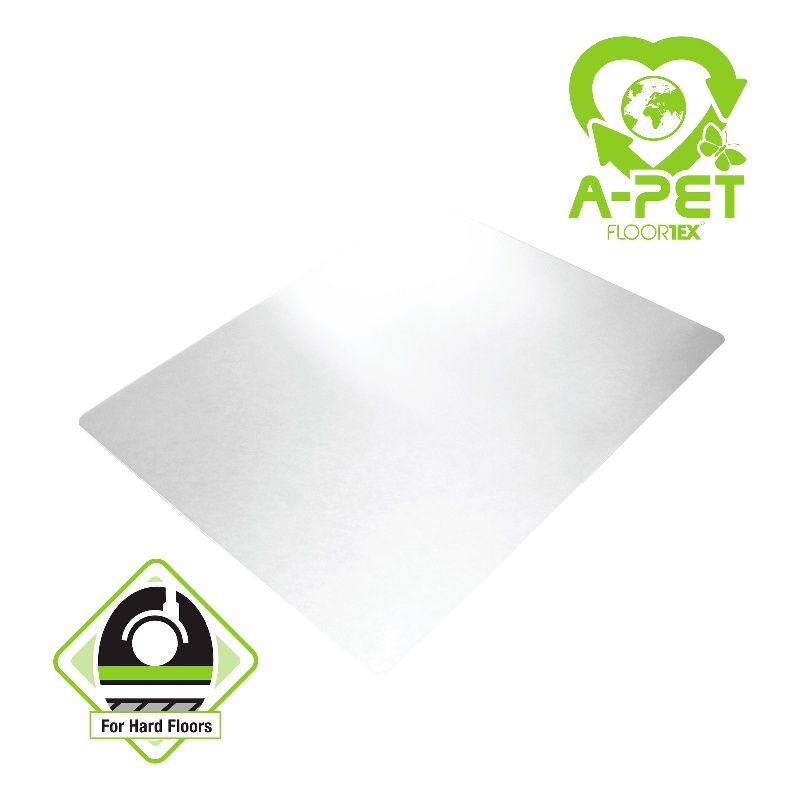 Cleartex Advantagemat Plus APET Chair Mat - Hard Floor Rectangular 29 x 47