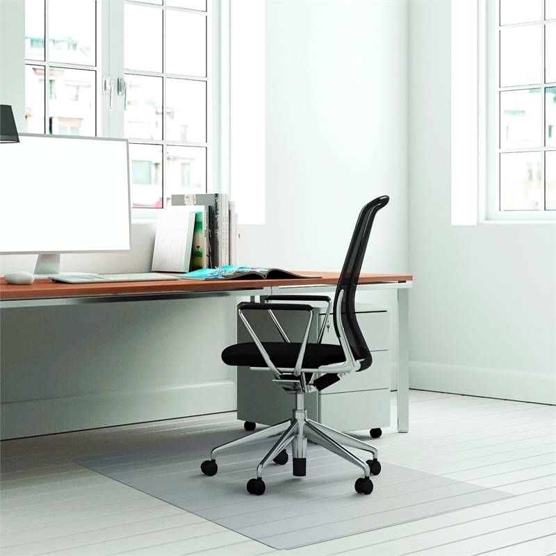 Cleartex Advantagemat Plus APET Chair Mat - Hard Floor Rectangular 36 x 48
