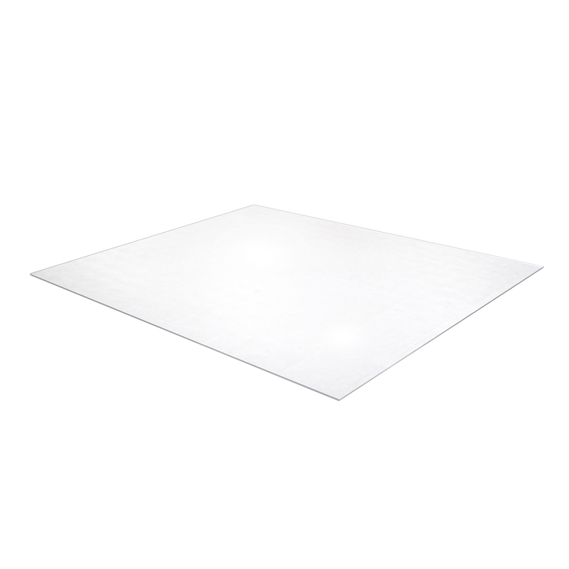 Advantagemat Vinyl Clear Rectangular Chair Mat for Hard Floor - 50