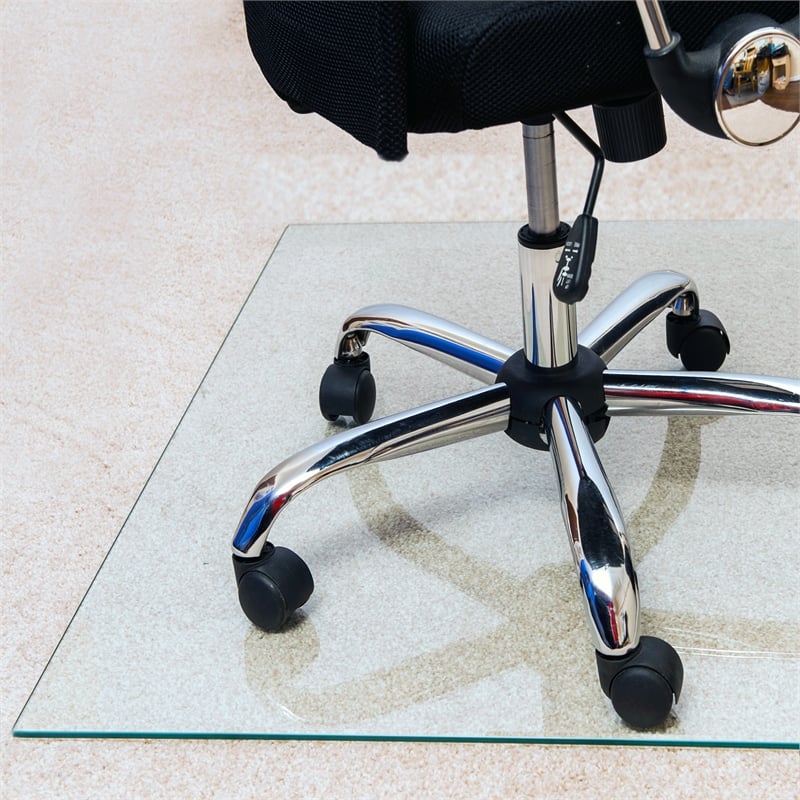 Glaciermat Heavy Duty Glass Chair Mat - HF & Carpets - 36