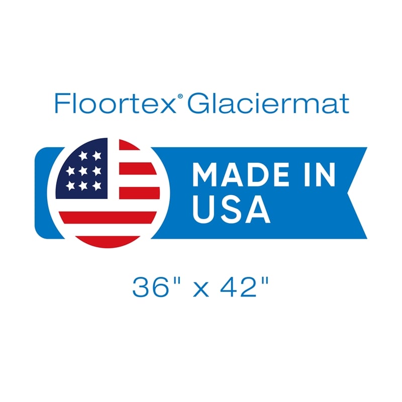 Glaciermat Heavy Duty Glass Chair Mat - HF & Carpets - 36