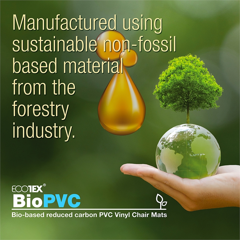 Ecotex BioPVC Chair Mat for Low Pile Carpets up to 1/4