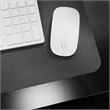 Desktex Black Vinyl Rectangular Desk Pad - 19
