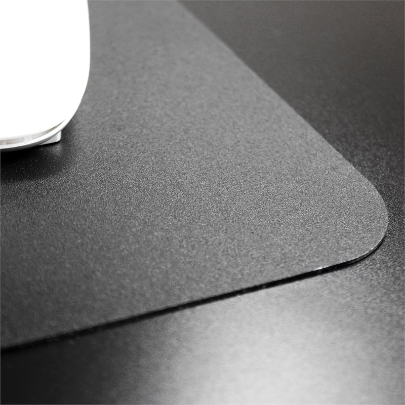 Desktex Black Vinyl Rectangular Desk Pad - 20