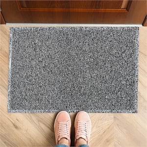 Doortex Twistermat Indoor Entrance Mat - Black / White - 20&quot x 32&quot