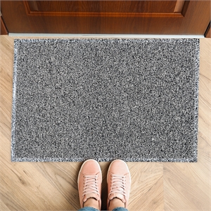 Doortex Twistermat Indoor Entrance Mat - Black / White - 35&quot x 47&quot