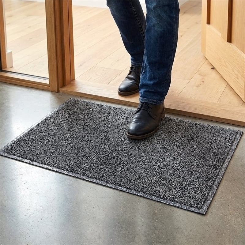 Doortex Twistermat Indoor Entrance Mat - Black / White - 48